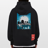 Themisan, Friedhof, 1st | Heavyweight Oversized Bio Hoodie, Unisex - SOLID BLACK