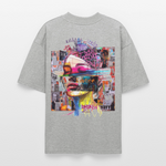 Callistara, Frau, 1st | Blaster, Oversize Bio T-Shirt, Unisex - Grau meliert
