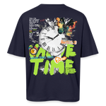 Ifrit, Uhr, 1st | Breezy, Oversized Unisex T-Shirt - Navy