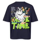 Ifrit, Uhr, 1st | Breezy, Oversized Unisex T-Shirt - Navy