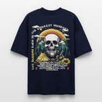 Panian, Berge, 1st | Blaster, Oversize Bio T-Shirt, Unisex - Navy