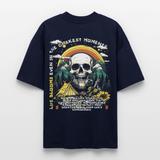 Panian, Berge, 1st | Blaster, Oversize Bio T-Shirt, Unisex - Navy