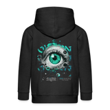 Persephone , Auge, 1st | Kinder Zip Hoodie - Schwarz
