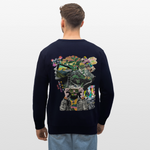 Oceani, Berge, 1st | Roller, Unisex Bio-Sweatshirt - Navy