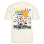 Noctharius, Malen, 1st | Essential, Relaxed Fit Unisex Bio T-Shirt - Naturweiß 