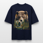 Ghadab, Bär, 1st | Blaster, Oversize Bio T-Shirt, Unisex - Navy