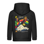 Susanoo, Adler, 1st | Kinder Zip Hoodie - Schwarz