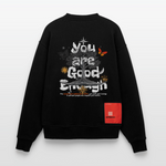 Anubis, Baum, 1st | Heavyweight Oversized Bio Sweater, Unisex - SOLID BLACK