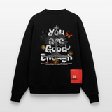 Anubis, Baum, 1st | Heavyweight Oversized Bio Sweater, Unisex - SOLID BLACK