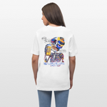 Vorthalos, Skelet, 1st | Essential, Relaxed Fit Unisex Bio T-Shirt - Weiß