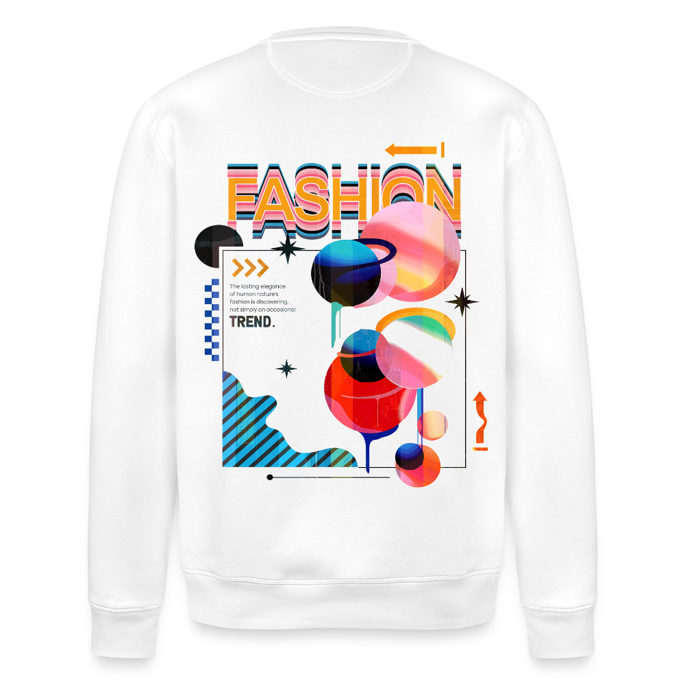 Ragnarion, Planeten, 1st | Roller, Unisex Bio-Sweatshirt - Weiß