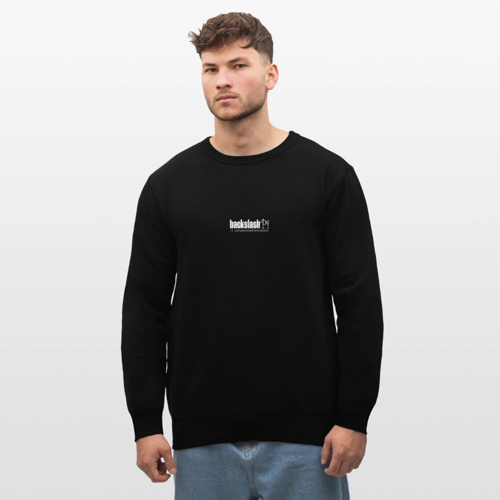 Tritonan, Kaffee, 1st | Roller, Unisex Bio-Sweatshirt - Schwarz
