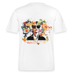 Sylvaris, Gesichter, 1st | Essential, Relaxed Fit Unisex Bio T-Shirt - Weiß