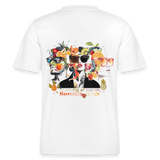 Sylvaris, Gesichter, 1st | Essential, Relaxed Fit Unisex Bio T-Shirt - Weiß