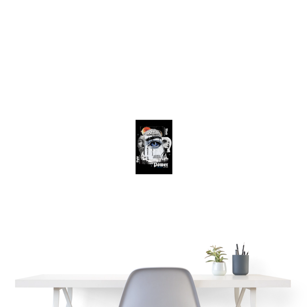 Yuanshi, Auge, 1st | Poster 20x30 cm - Weiß