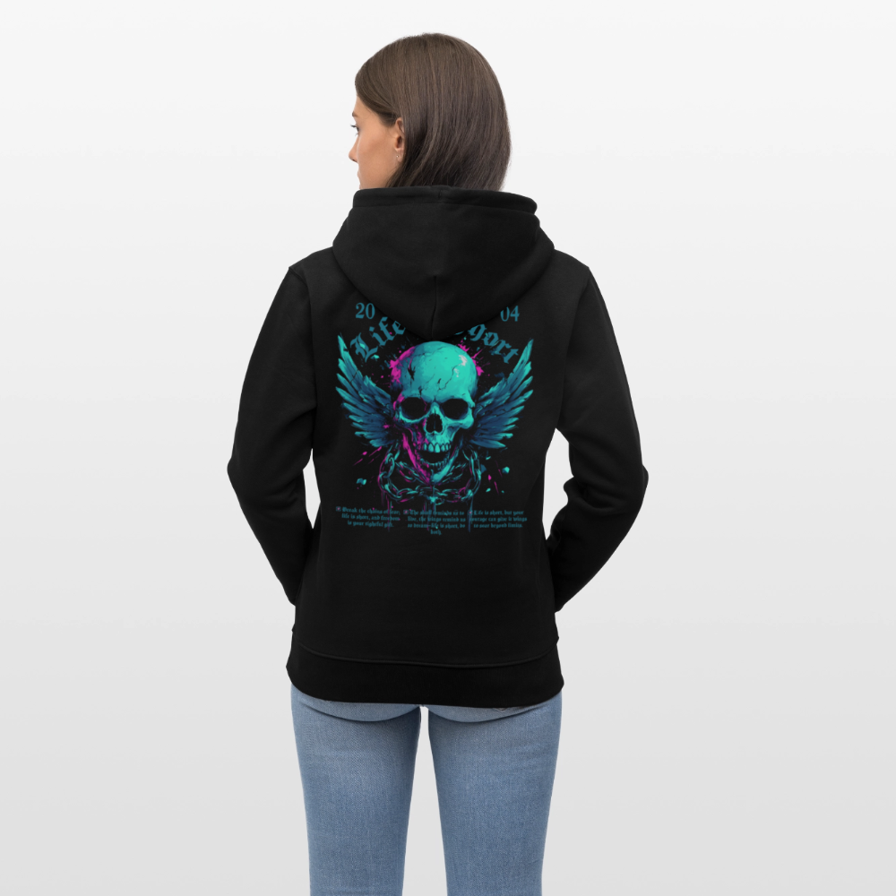 Bishamonten, Totenkopf, 1st | Cruiser, Unisex Bio-Hoodie - Schwarz