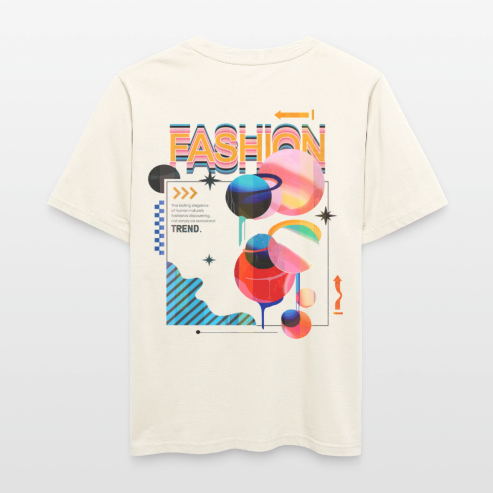 Ragnarion, Planeten, 1st | Essential, Relaxed Fit Unisex Bio T-Shirt - Naturweiß 