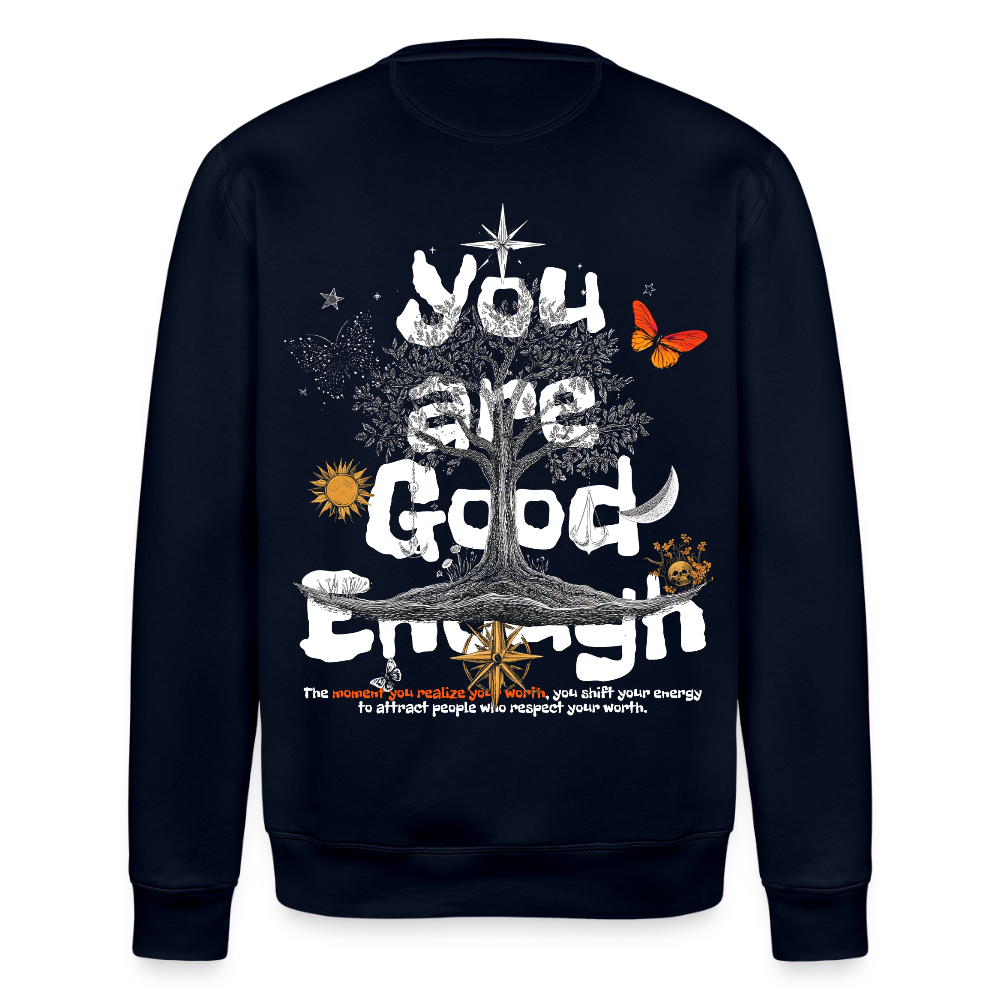 Anubis, Baum, 1st | Roller, Unisex Bio-Sweatshirt - Navy