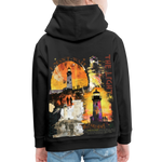 Morian, Leuchtturm, 1st | Kinder Hoodie - Schwarz