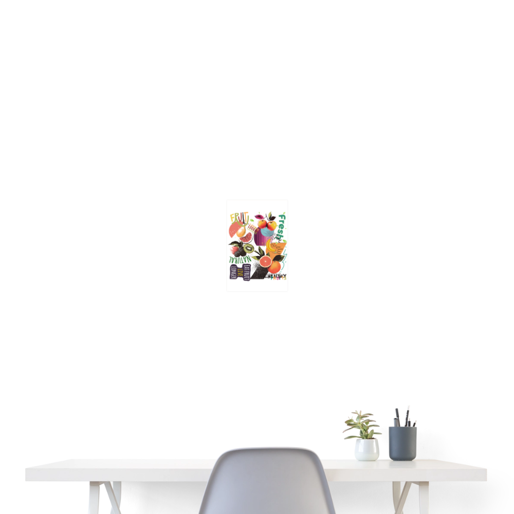 Xerathis, Obst, 1st | Poster 20x30 cm - Weiß