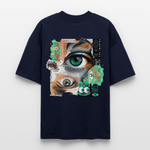 Siegfried, Augen, 1st | Blaster, Oversize Bio T-Shirt, Unisex - Navy
