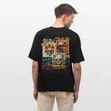 Odysseus, Totenköpfe, 1st | Blaster, Oversize Bio T-Shirt, Unisex - Schwarz