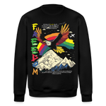 Susanoo, Adler, 1st | Roller, Unisex Bio-Sweatshirt - Schwarz
