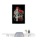 Loreley, Rose, 1st | Poster 60x90 cm - Weiß