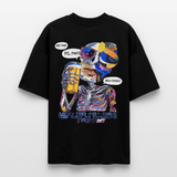 Vorthalos2, Skelet, 1st | Blaster, Oversize Bio T-Shirt, Unisex - Schwarz