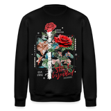 Loreley, Rose, 1st | Roller, Unisex Bio-Sweatshirt - Schwarz