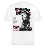 Zentharis, Bär, 1st | Essential, Relaxed Fit Unisex Bio T-Shirt - Weiß