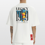 Aegirion, Planeten, 1st | Heve, Heavyweight Oversized Bio T-Shirt, Unisex - OFF WHITE