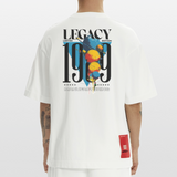 Aegirion, Planeten, 1st | Heve, Heavyweight Oversized Bio T-Shirt, Unisex - OFF WHITE