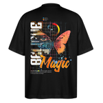 Derdiyok, Schmetterling, 1st | Blaster, Oversize Bio T-Shirt, Unisex - Schwarz