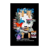 Nerthus, Gesicht, 1st | Poster 40x60 cm - Weiß