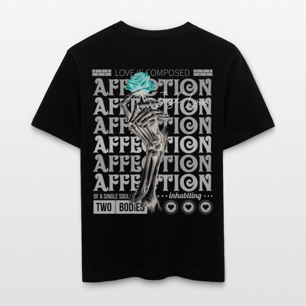Hestian, Rose, 1st | Essential, Relaxed Fit Unisex Bio T-Shirt - Schwarz