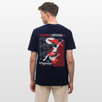 Xiwangmu, Muschel, 1st | Essential, Relaxed Fit Unisex Bio T-Shirt - Navy