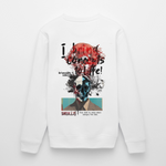 Titanis, Totenkopf, 1st | Roller, Unisex Bio-Sweatshirt - Weiß