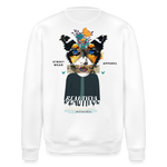 Siriothis, Schmetterling, 1st | Roller, Unisex Bio-Sweatshirt - Weiß