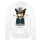 Siriothis, Schmetterling, 1st | Roller, Unisex Bio-Sweatshirt - Weiß