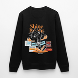 Gulperî, Glühbirne, 1st | Roller, Unisex Bio-Sweatshirt - Schwarz