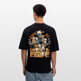 Nyxian, Skelet & Welpen, 1st | Breezy, Oversized Unisex T-Shirt - Schwarz