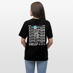 Hestian, Rose, 1st | Essential, Relaxed Fit Unisex Bio T-Shirt - Schwarz