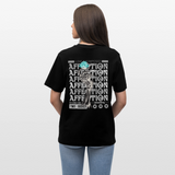 Hestian, Rose, 1st | Essential, Relaxed Fit Unisex Bio T-Shirt - Schwarz
