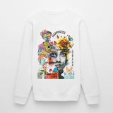 Verdantis, Blaue Augen, 1st | Roller, Unisex Bio-Sweatshirt - Weiß