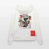 Zentharior, Schmetterling, 1st | Heavyweight Oversized Bio Hoodie, Unisex - OFF WHITE