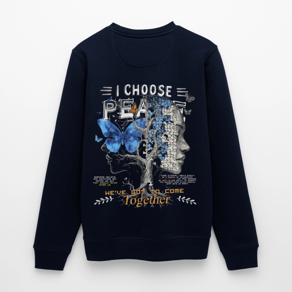 Ravana , Baum, 1st | Roller, Unisex Bio-Sweatshirt - Navy
