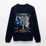 Ravana , Baum, 1st | Roller, Unisex Bio-Sweatshirt - Navy