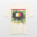 Oblivionis, Fernseher, 1st | Essential, Relaxed Fit Unisex Bio T-Shirt - Naturweiß 