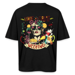Ruh, Trauben, 1st | Breezy, Oversized Unisex T-Shirt - Schwarz